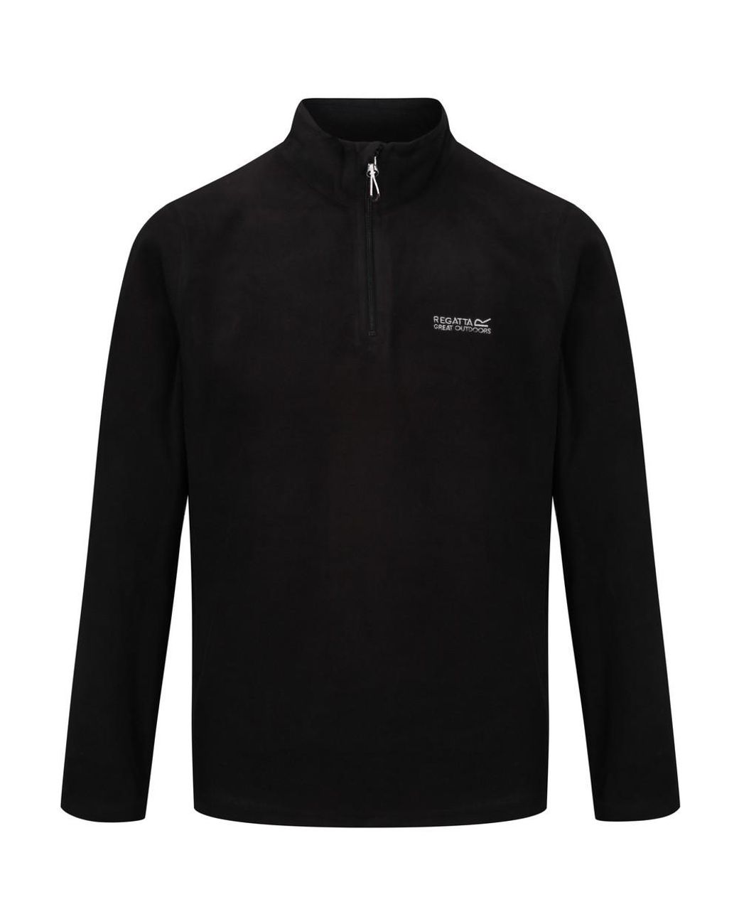 Regatta Black Great Outdoors Thompson Half Zip Fleece Top for men