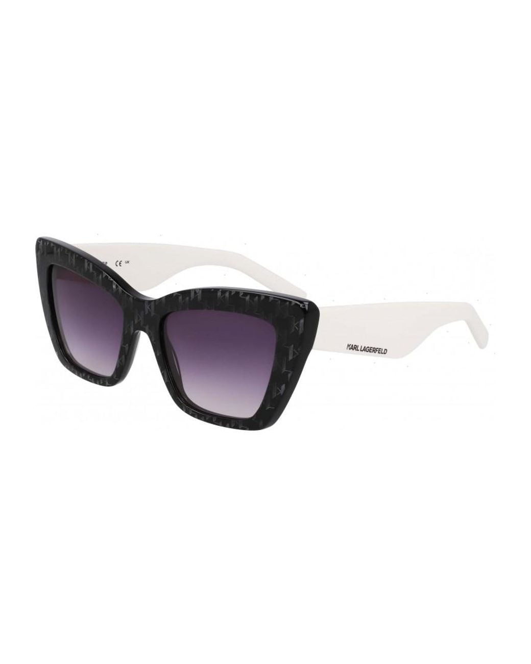 Karl Lagerfeld Black Kl6158S 54 006 Sunglasses