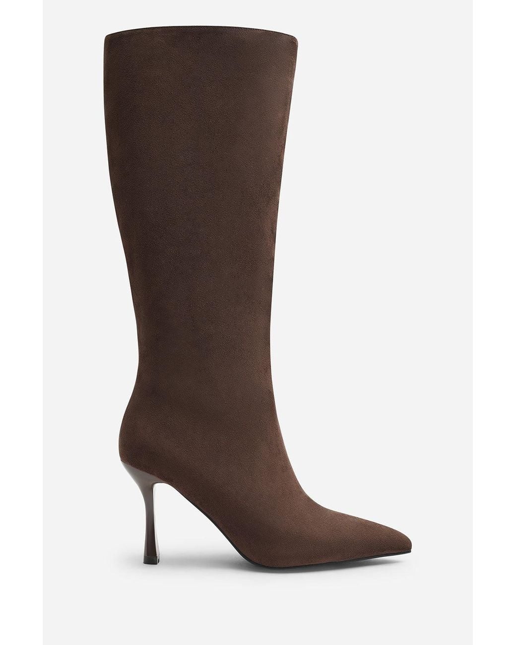 Where's That From Brown Kexira Stiletto Knee High Boot