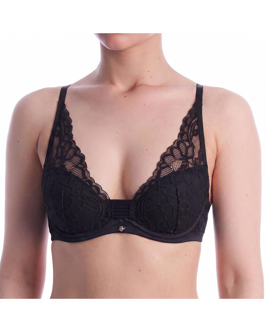 Boss Blue Underwire Lace Bra 50556192