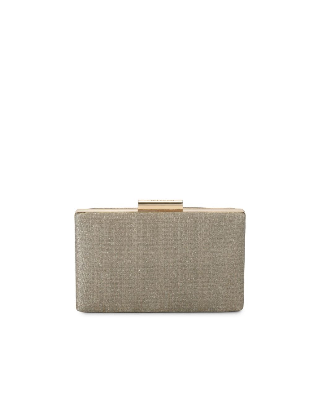 Carvela Kurt Geiger Gray Palio Hard Clutch Bag