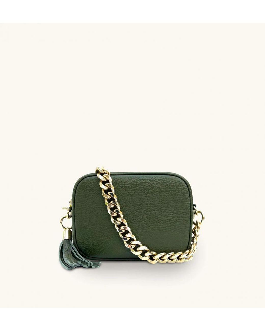 Gold crossbody online chain strap