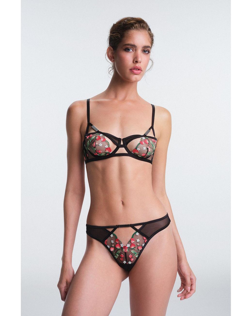 Penti Pink Floral Lace Underwired Bra