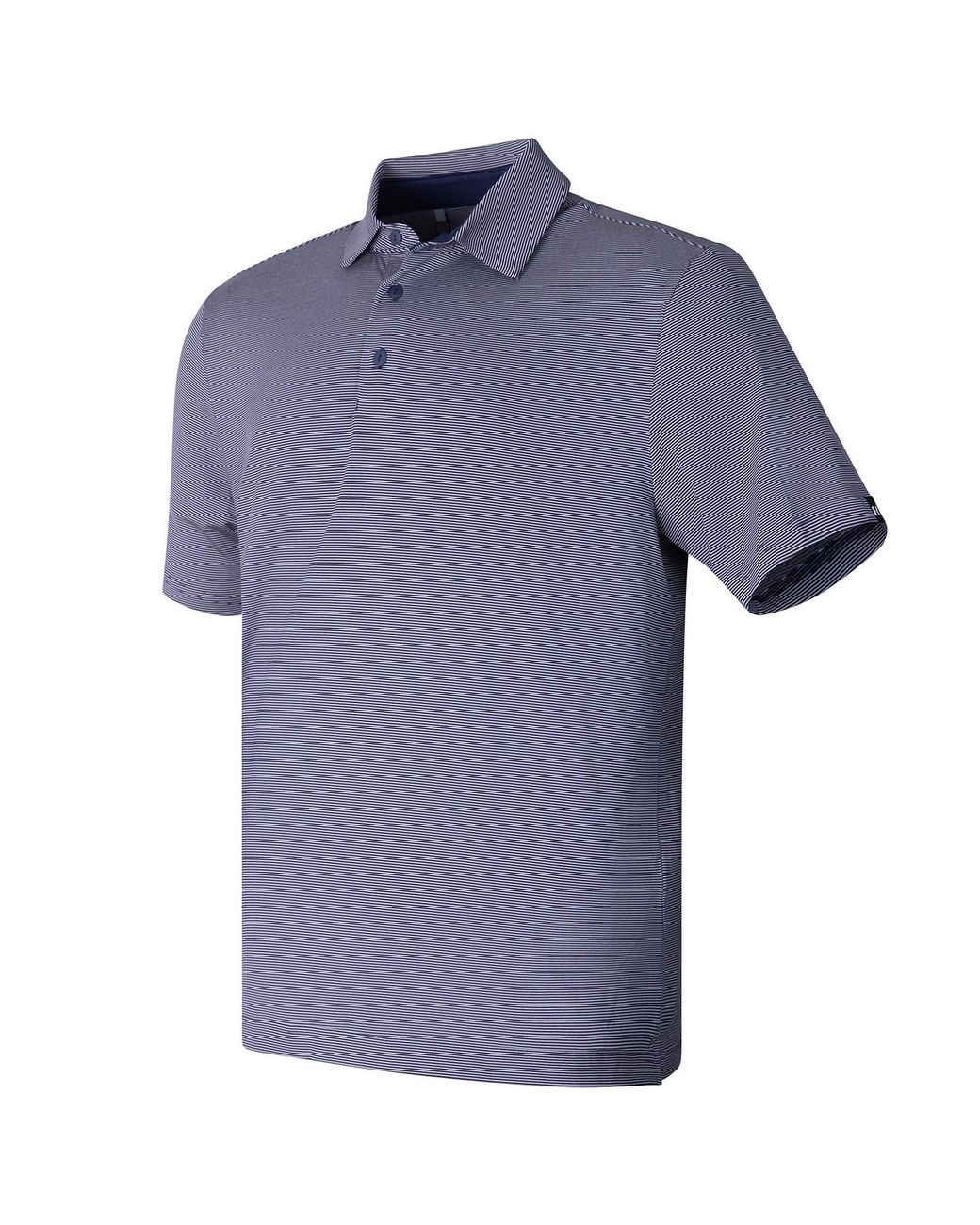 Under Armour Blue Playoff 3.0 Micro-Stripe Polo Shirt (Midnight/Downpour/ for men