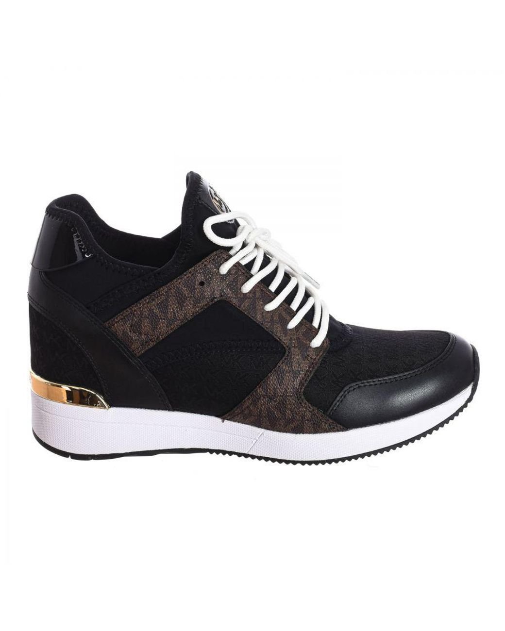Michael Kors S Maven Leather Sneaker F2mvfs2l Nylon in Black for