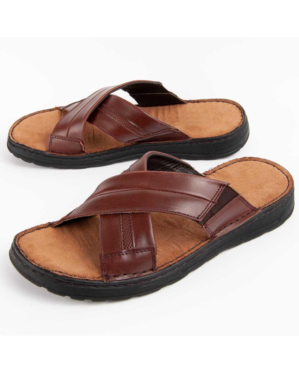 Purapiel Brown Sandal Beira3 Leather for men