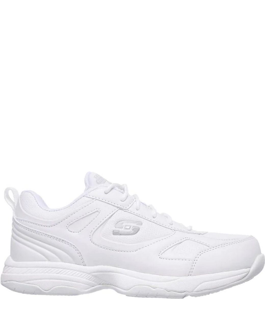 Skechers White Dighton Bricelyn Memory Foam Shoe
