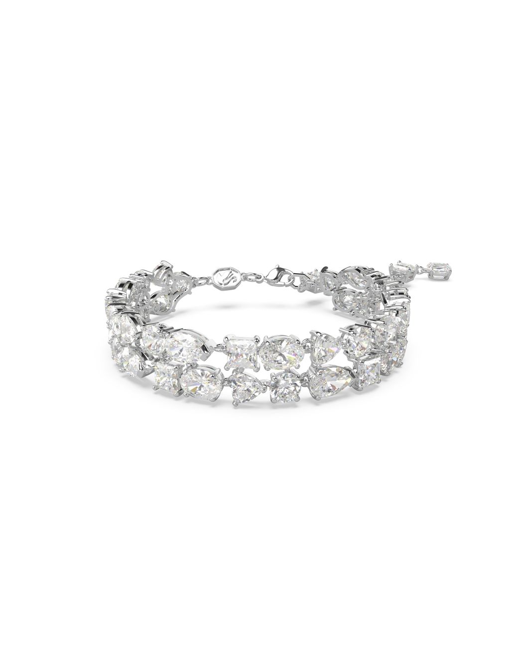 Swarovski White 'Mesmera' Base Metal Bracelet