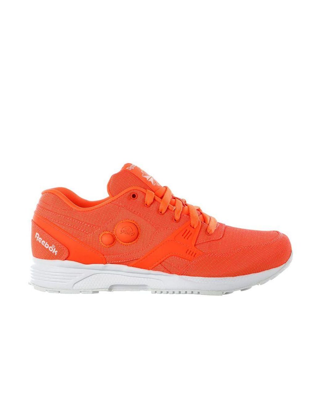 Reebok Pump Dual Lace-up Orange Running Trainers for Men | Lyst UK