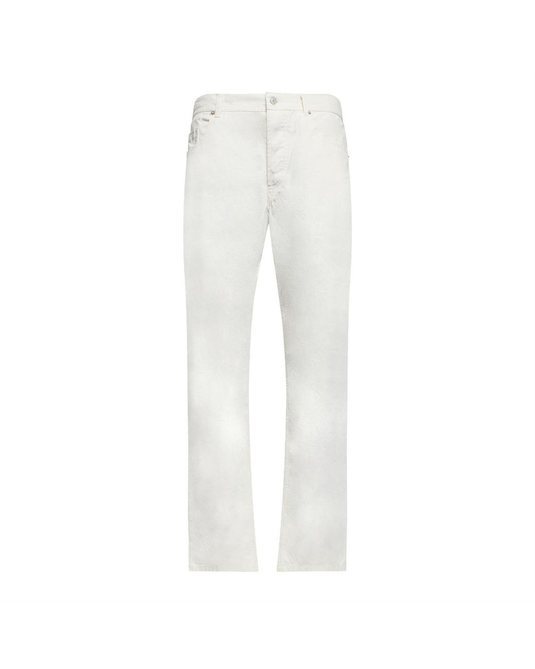 DIESEL White P Definitive Straight Leg Jeans for men