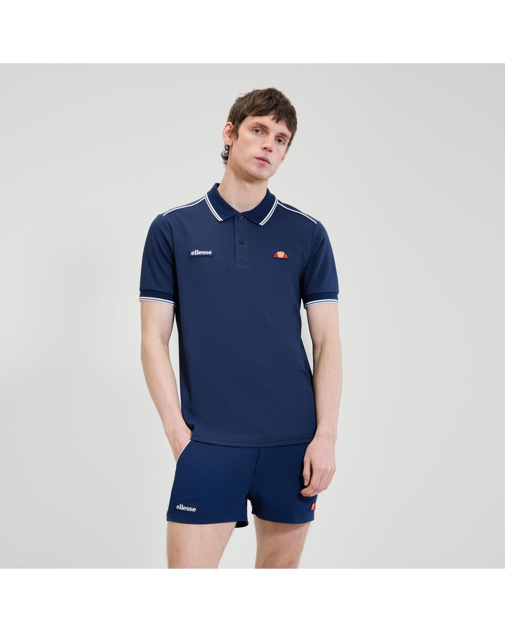 Ellesse Blue Macchino S/S Polo for men