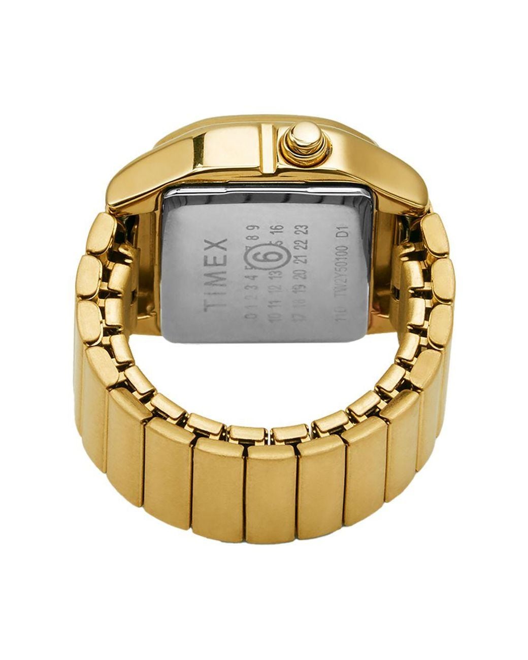 Timex Metallic Lab Ring Mm6 Maison Margiela Watch Tw2Y50100 Stainless Steel