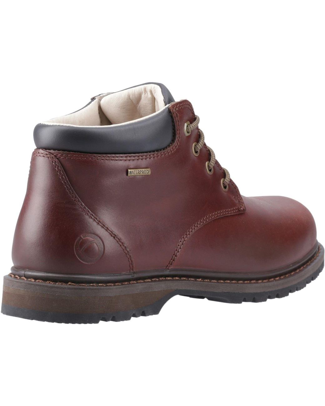 Cotswold Brown Bredon Leather Ankle Boots for men