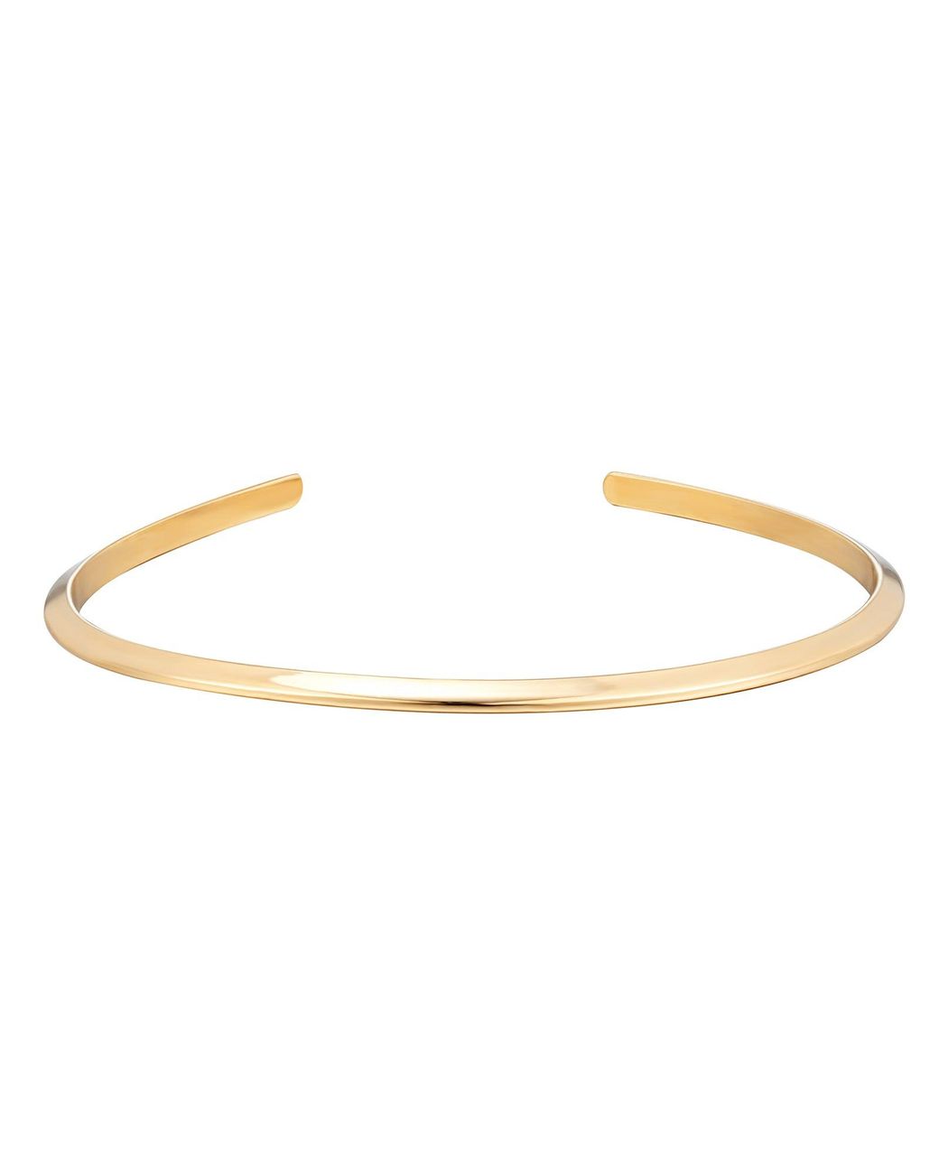 SEOL + GOLD Metallic 18Ct Plated Knife Edge Bangle