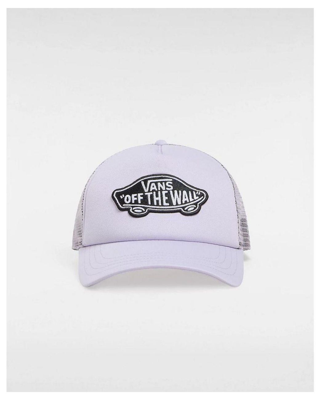 Vans White Classic Patch Curved Bill Trucker Hat