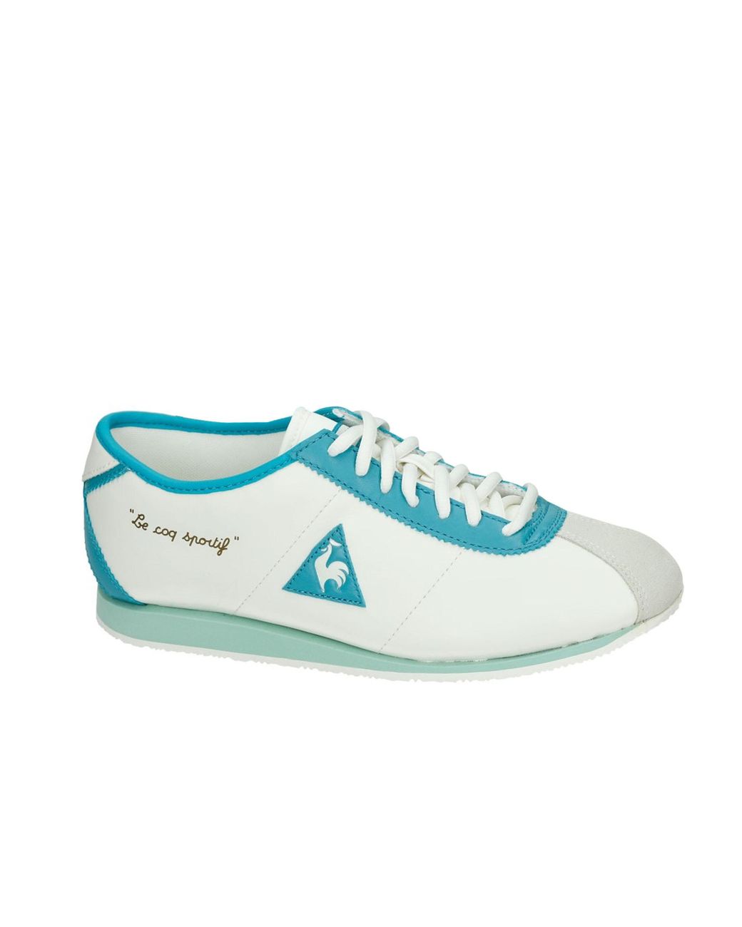 Le Coq Sportif Blue Marshmallow Trainers Leather