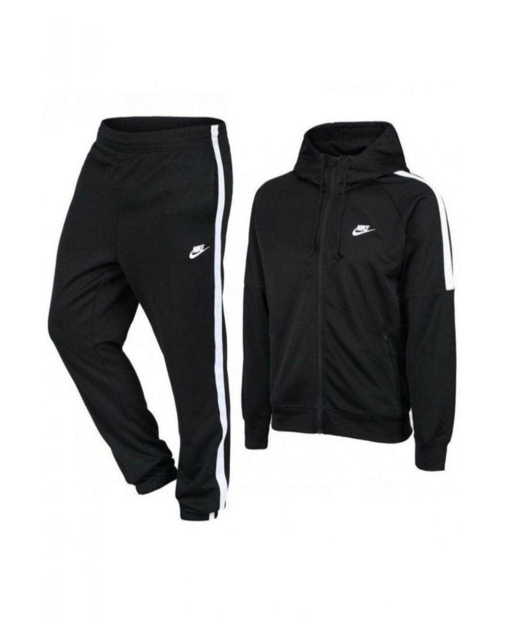 Nike Tribute Hooded Tracksuit in Black for Men | Lyst UK