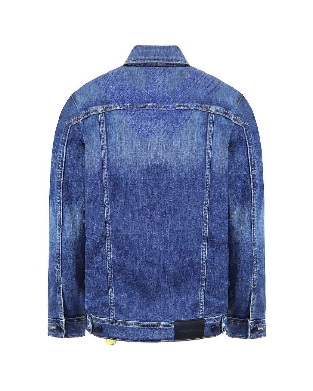 Armani Blue Emporio Trucker Denim Jacket