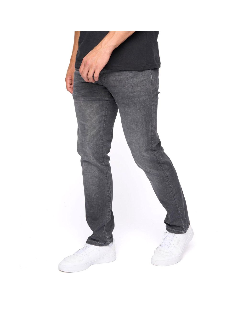 Bewley & Ritch Blue Newbury Straight Fit Jeans for men
