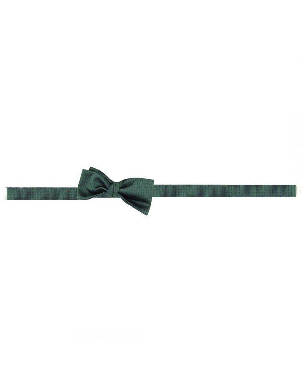 Hackett Green Printed Silk Dark Bow Ties for men