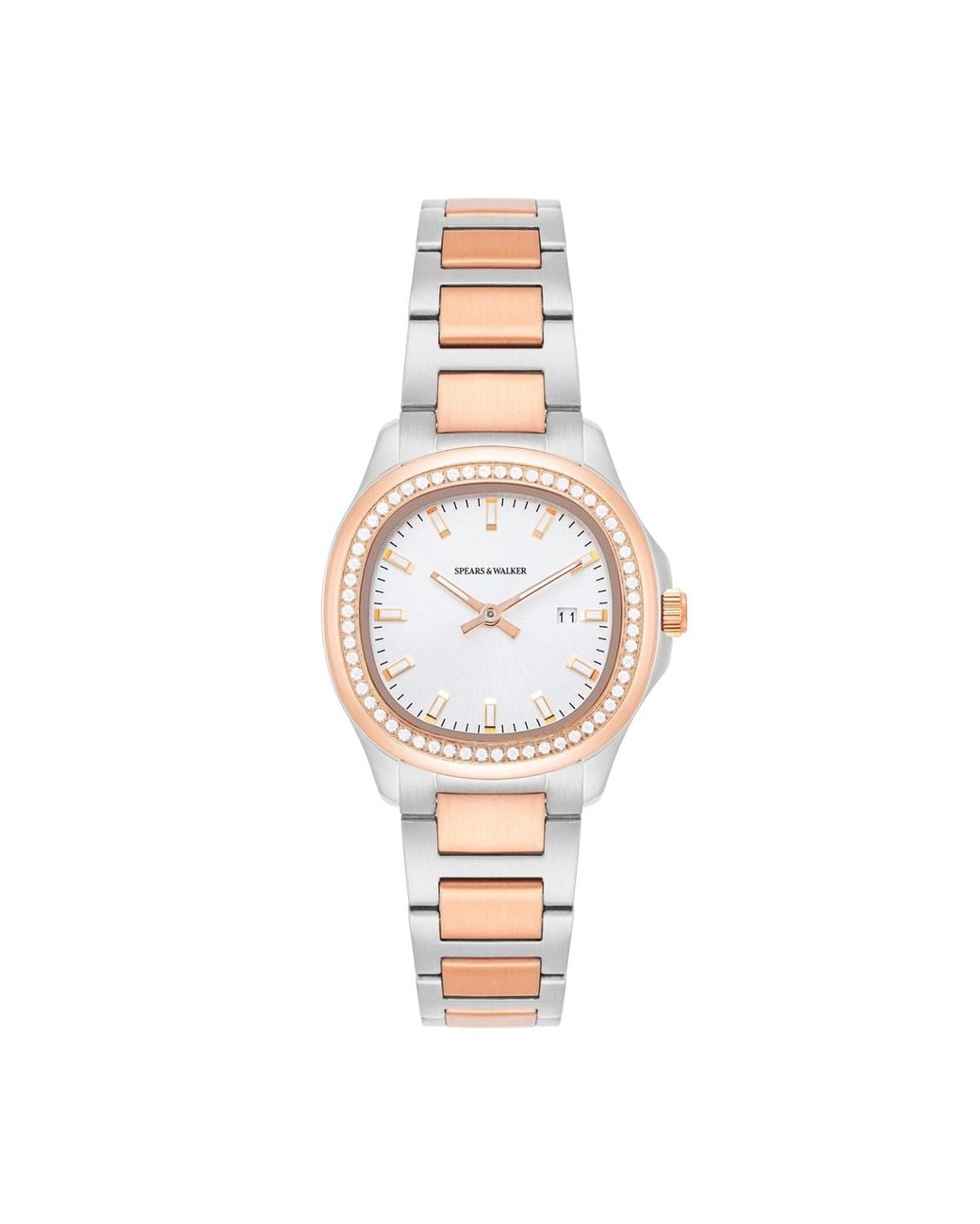 Spears & Walker Metallic Stainless Steel Watch Approx. 32.4 Mm