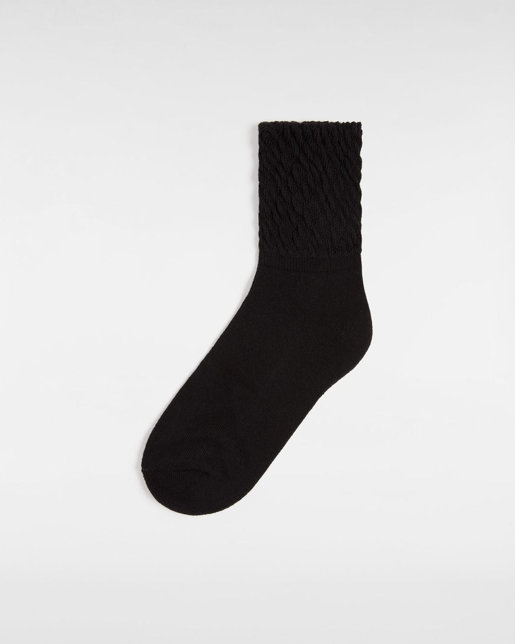 Vans Black Scrunch Crew Socks (1 Pair)