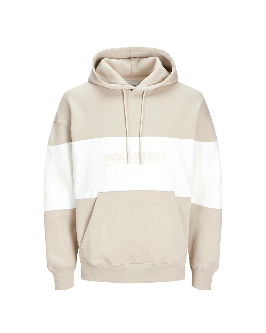 Jack & Jones White Legacy Hoodie for men