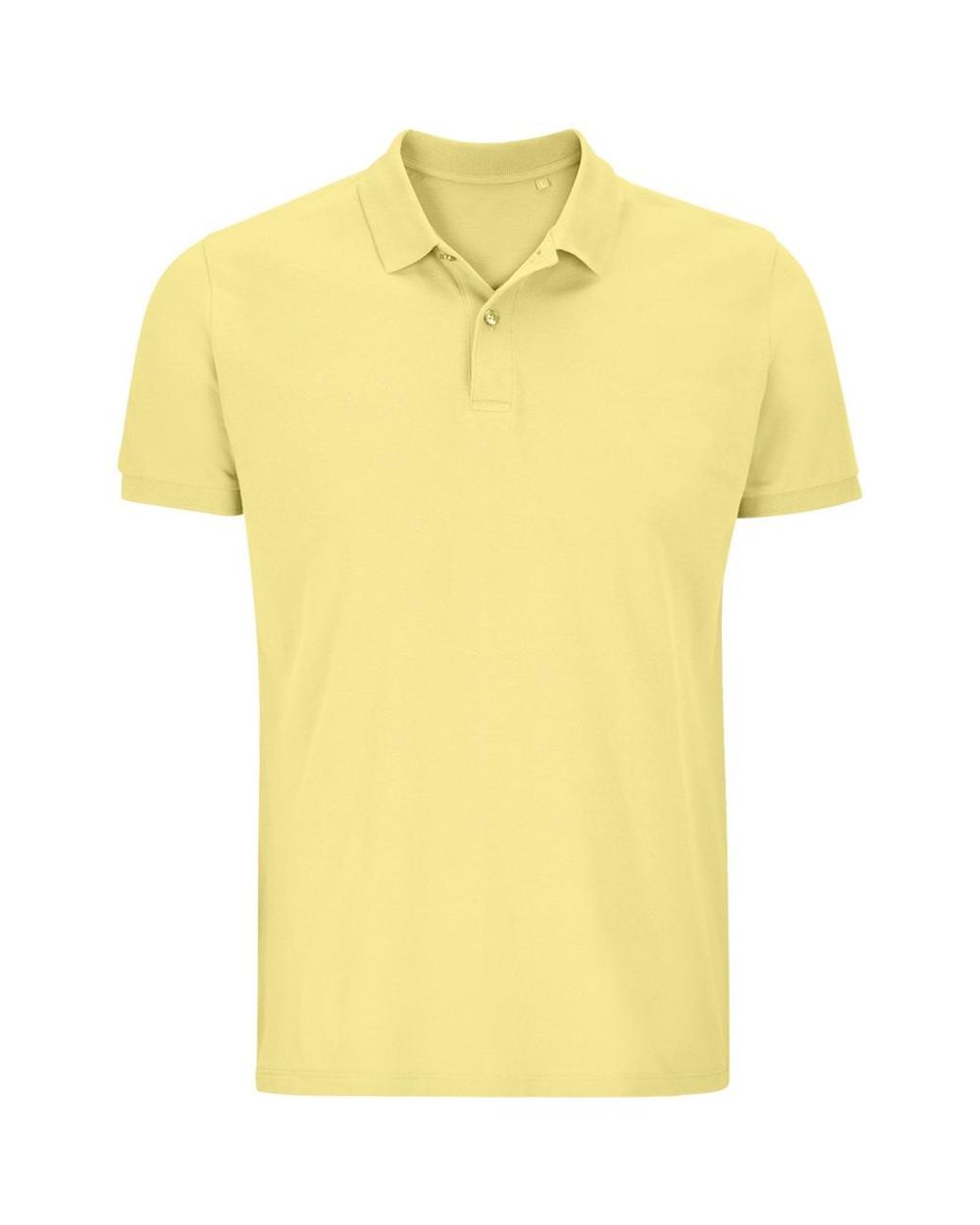 Sol's Yellow Planet Piqué Organic Polo Shirt (Light) for men