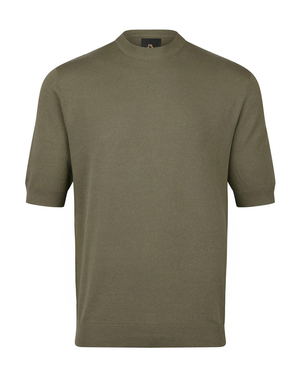 Luke 1977 Green Farrington Knitted T-Shirt for men