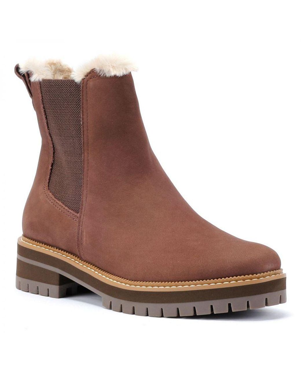 TOMS Brown Bennet Nubuck Oak Boots