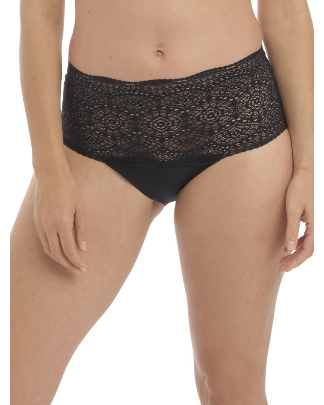 Fantasie Gray Lace Ease Invisible Stretch Full Brief