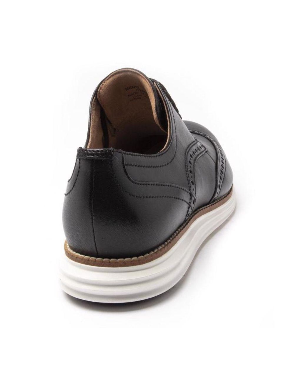 Cole Haan Black Original Grand Wingtip Shoes for men
