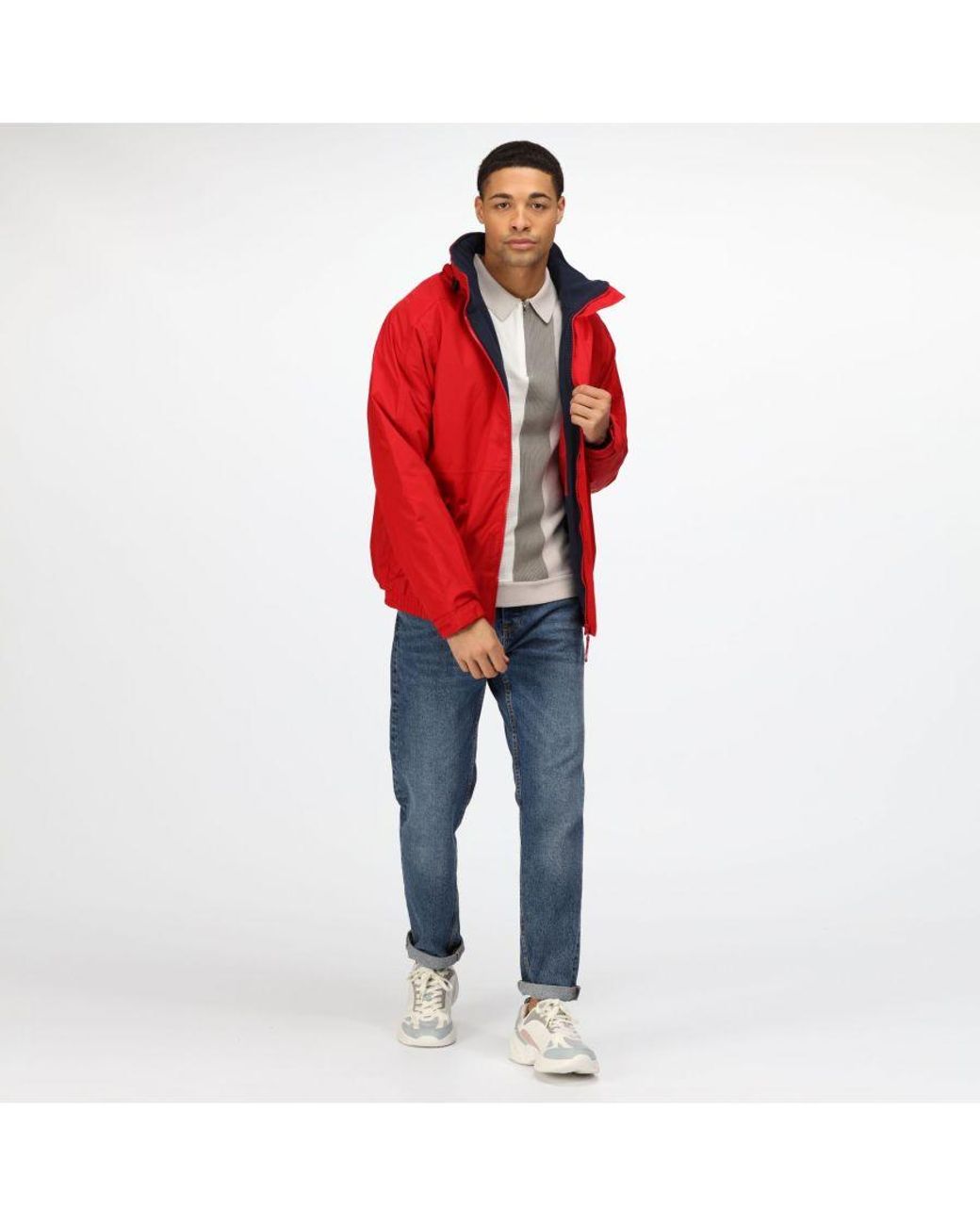 Regatta Red Dover Waterproof Windproof Jacket (Classic/ for men