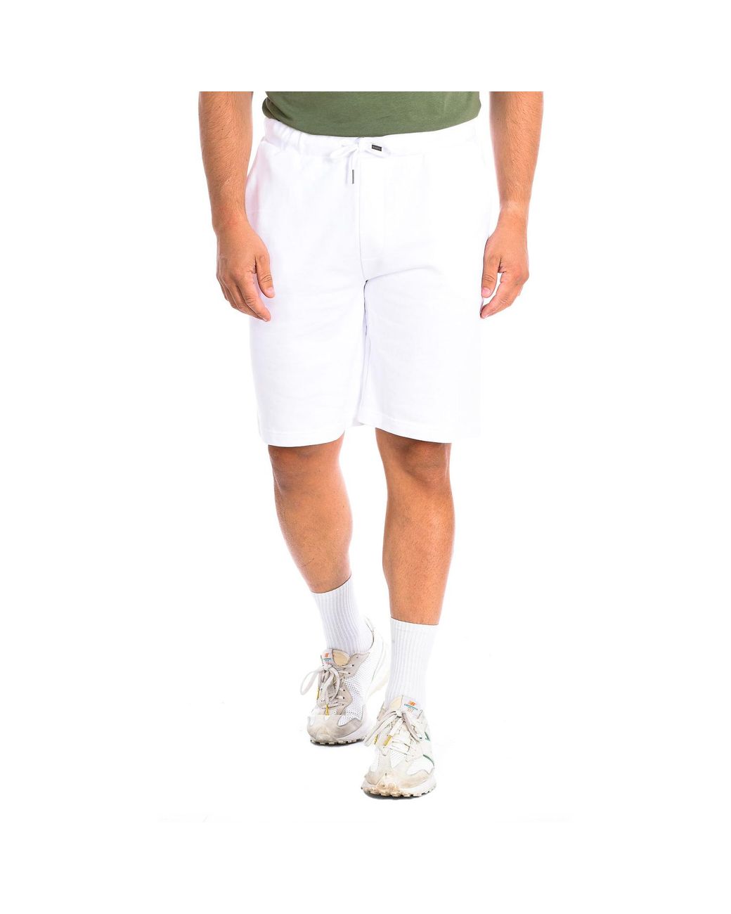 La Martina White Tmb003-Fp221 Sports Shorts for men