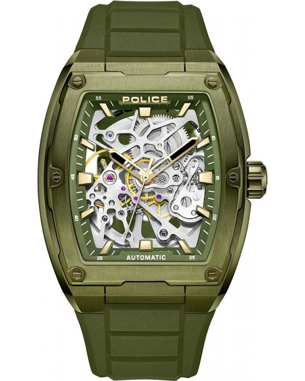 Police Green Pewjr0005906 Skeletor Watch for men