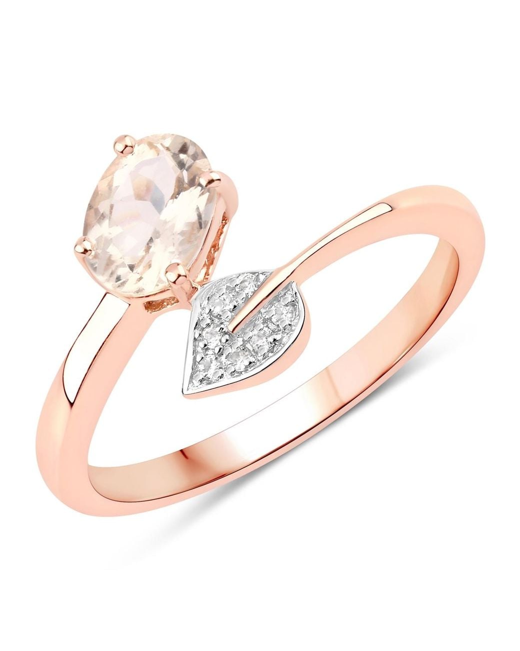 Rafaela Donata Pink Khushi Sterling Ring