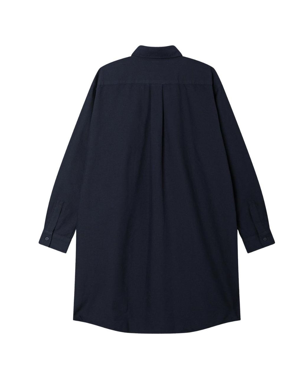 Fred Perry Blue Button Through Shirt Dress Cotton
