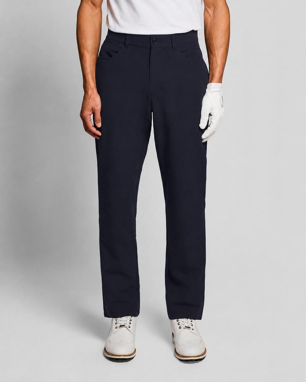Lyle & Scott Blue 5 Pocket Golf Trousers for men
