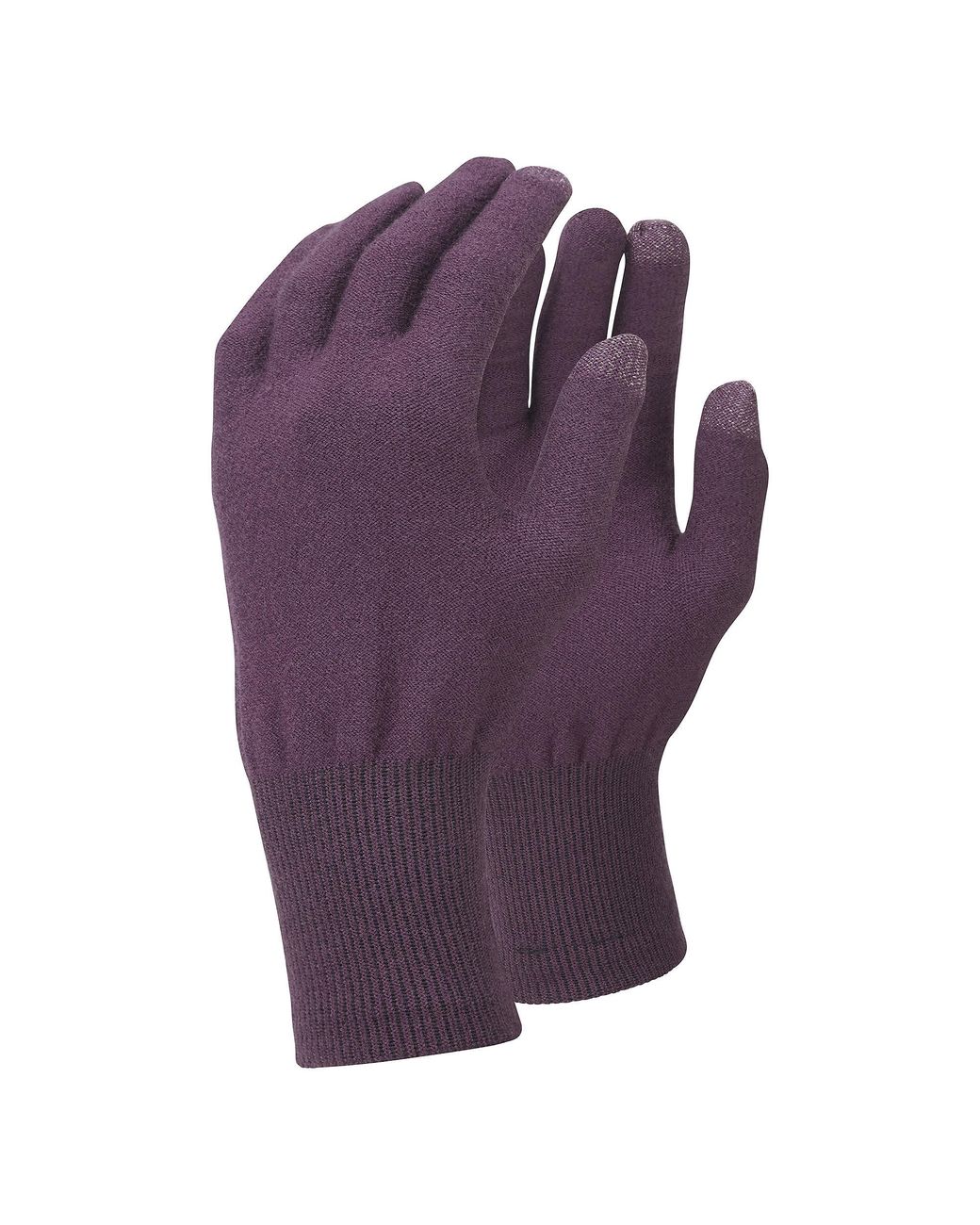 Trekmates Purple Merino Touch Gloves Lightweight Warm Outdoor Hiking Quick-Drying for men