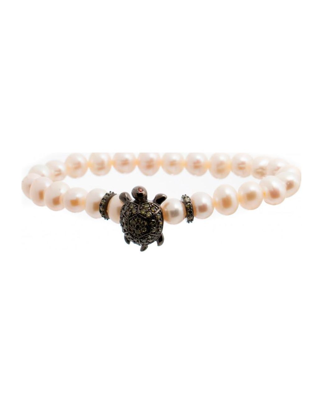 Lancaster White Jla-Br-Turtle-3-Wh Ladies Bracelet