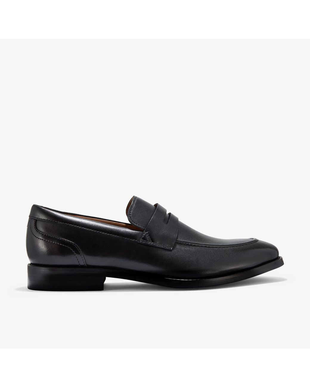 Clarks Black Banstead Lo Leather Shoes for men