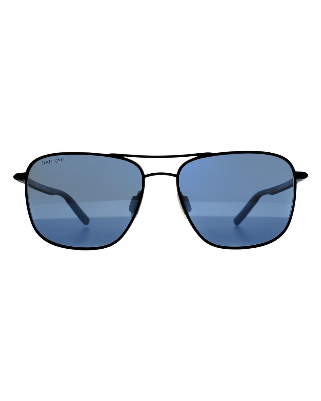 Serengeti Blue Aviator Matte Mineral 555Nm Polarized Spello Metal for men