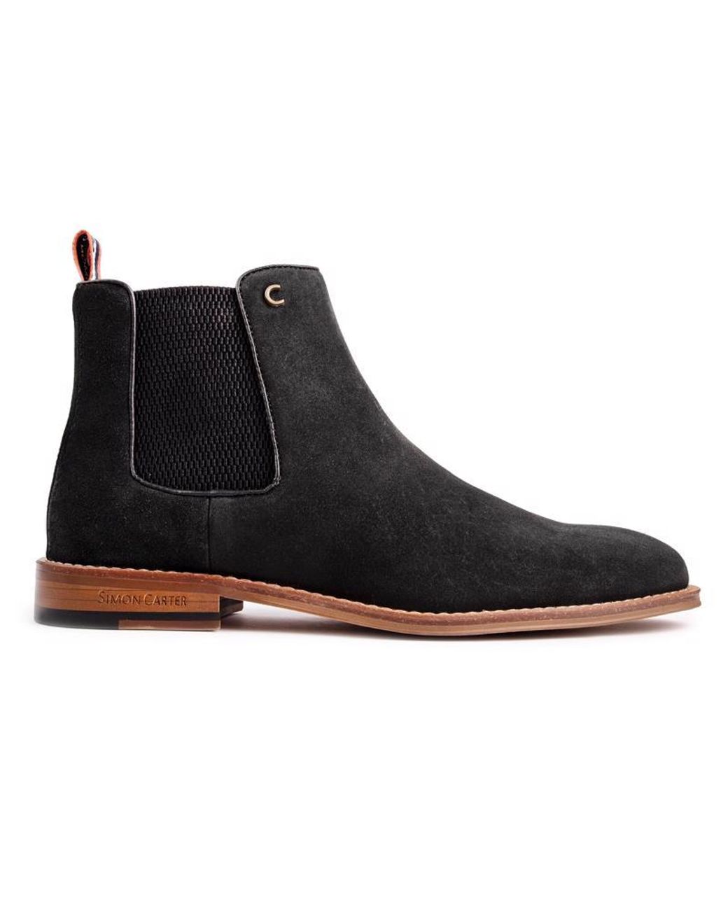 Simon Carter Black Elgar 2 Chelsea Boots for men