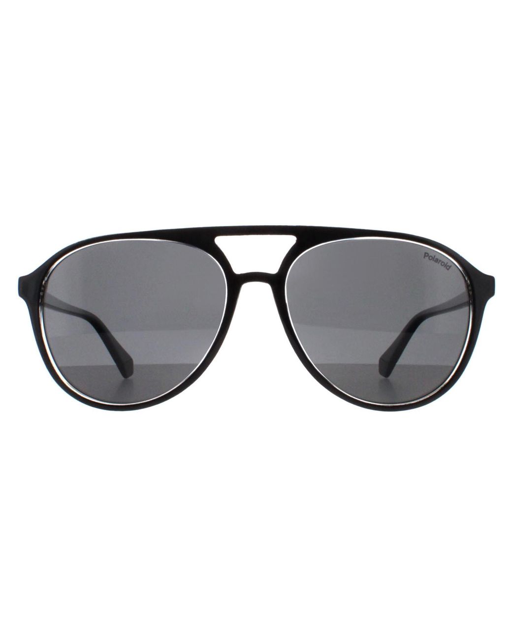 Polaroid Gray Aviator Crystal Polarized Pld 4162/S