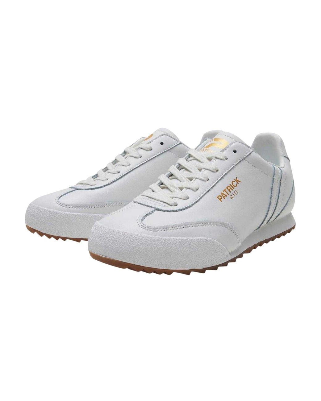 Patrick White Rio Leather Running Trainers for men