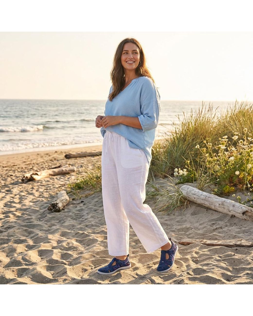 Free Spirit Blue Cleveland Casual Shoes Multi