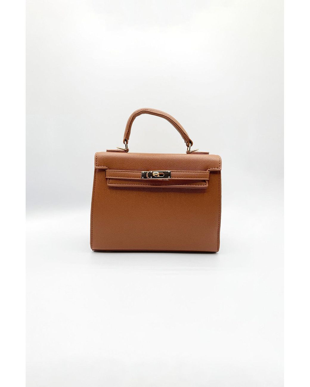 SVNX Black Top Handle Satchel Tote Bag