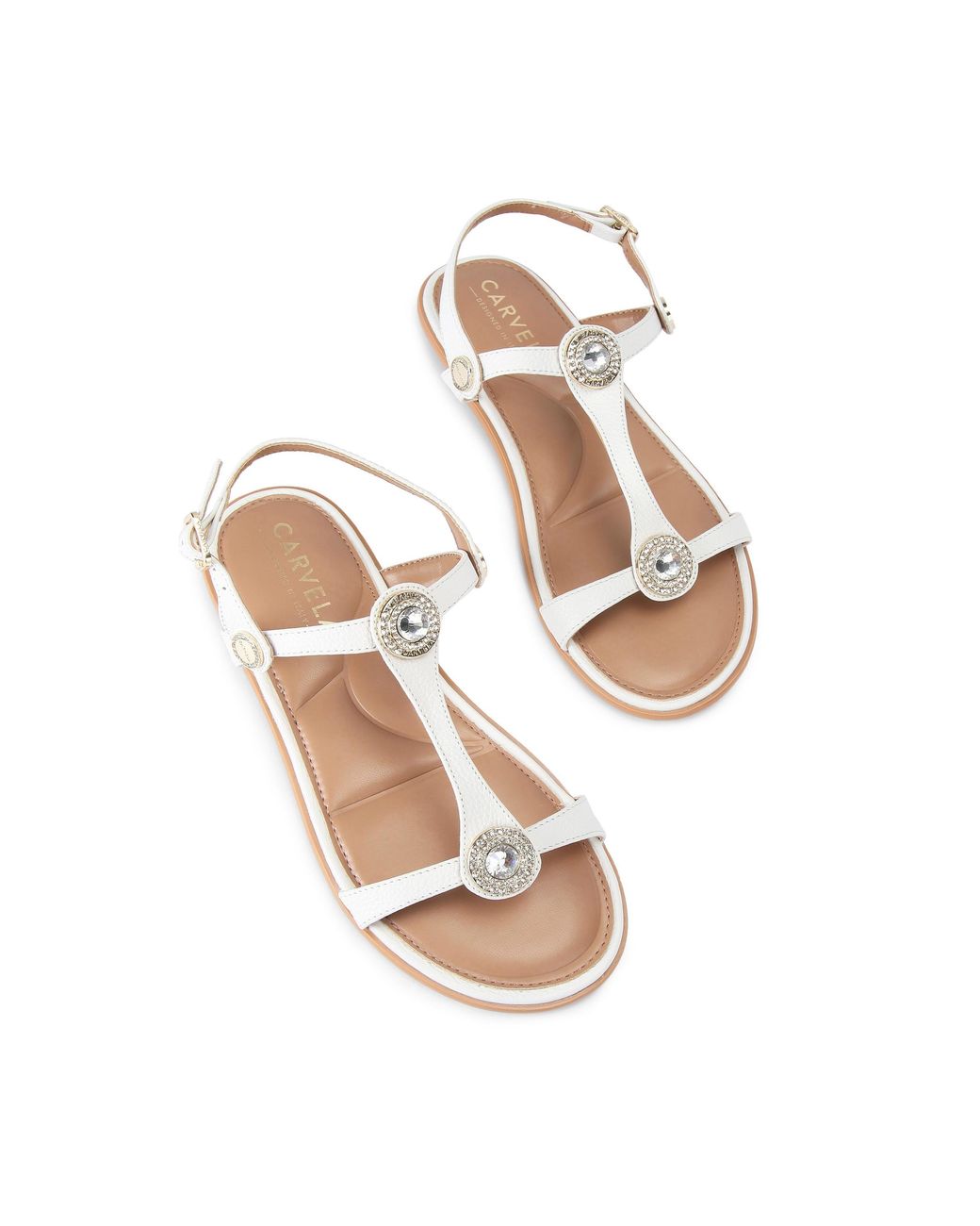 Carvela Kurt Geiger Natural Leather Amalia Sandal Sandals