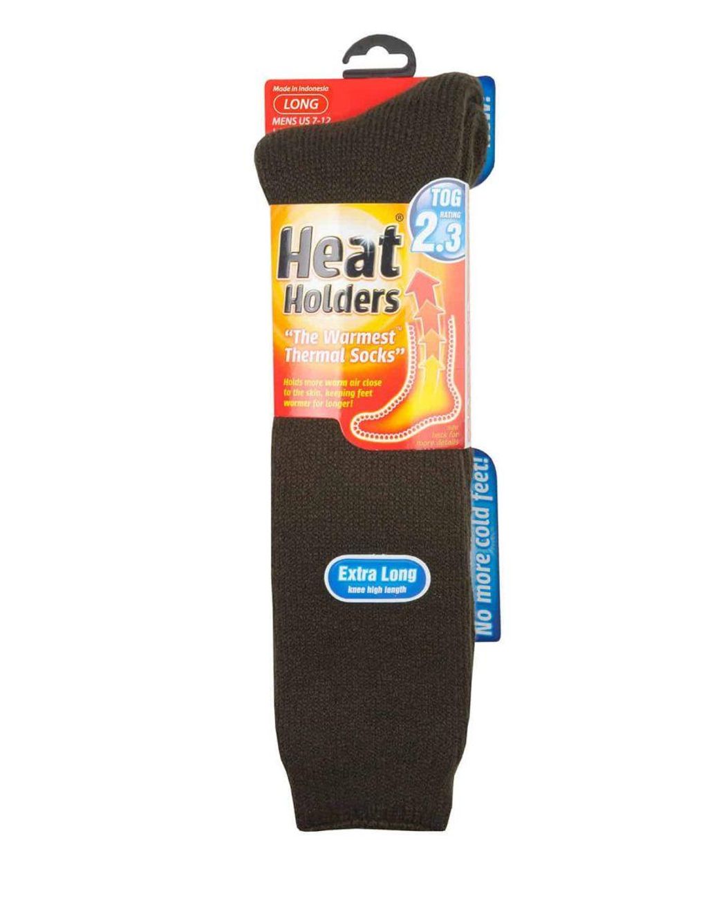 Heat Holders Green Extra Long Thick Thermal Knee High Socks 6-11 Uk for men