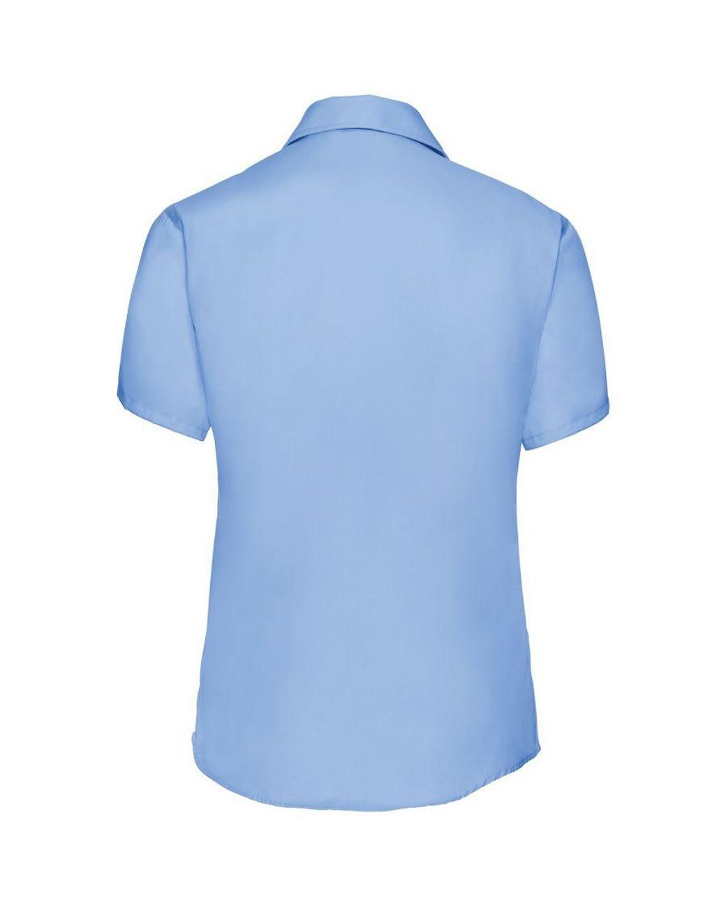 Russell Blue Collection Ladies/ Short Sleeve Ultimate Non-Iron Shirt (Bright Sky)